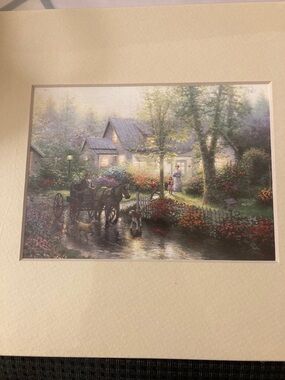Lot of two Thomas Kinkade Art Prints